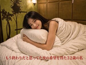 もう終わりだと思ってた夜の希望を得た３２歳の私（後編）