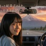 助手席で眠った紀美子さんを、家まで送ったあとの甘い夜