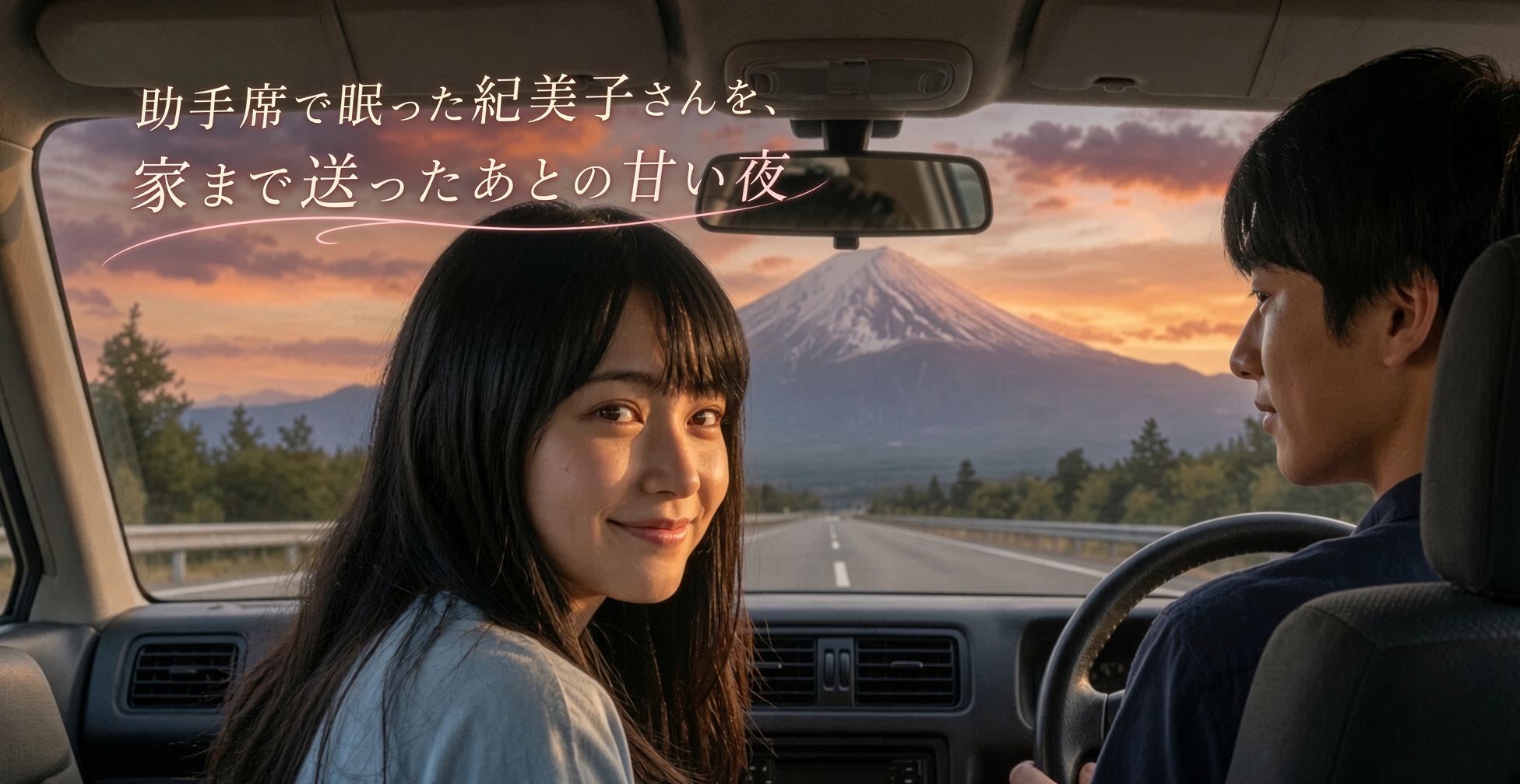 助手席で眠った紀美子さんを、家まで送ったあとの甘い夜