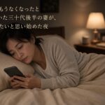 性欲はもうなくなったと思っていた三十代後半の妻が、抱かれたいと思い始めた夜