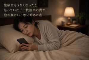 性欲はもうなくなったと思っていた三十代後半の妻が、抱かれたいと思い始めた夜